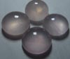20 - 21 mm - Round Trully Bautifull High Quality Brazilian - Natural Rose Quartz - Cabochon Nice Clean and Nice Pink colour approx - 4 pcs